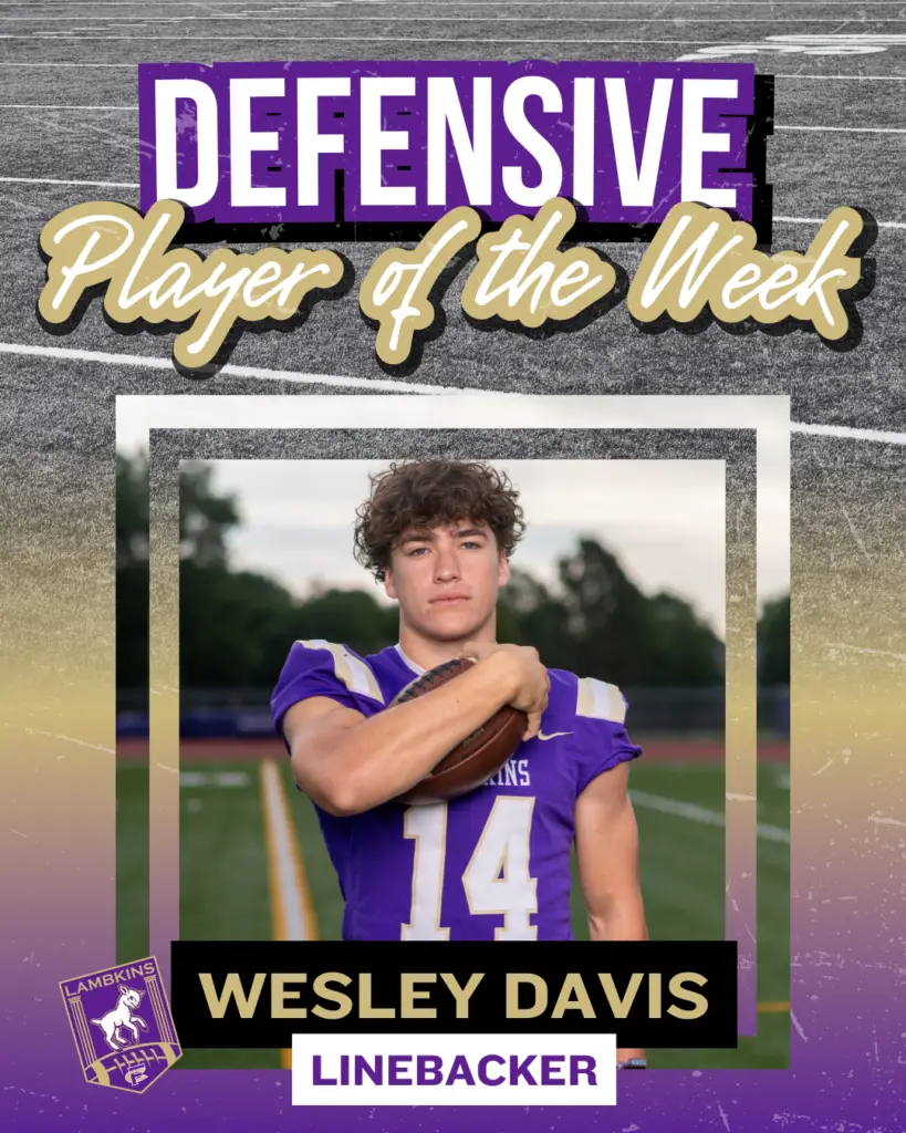 defensive football player of the week 1